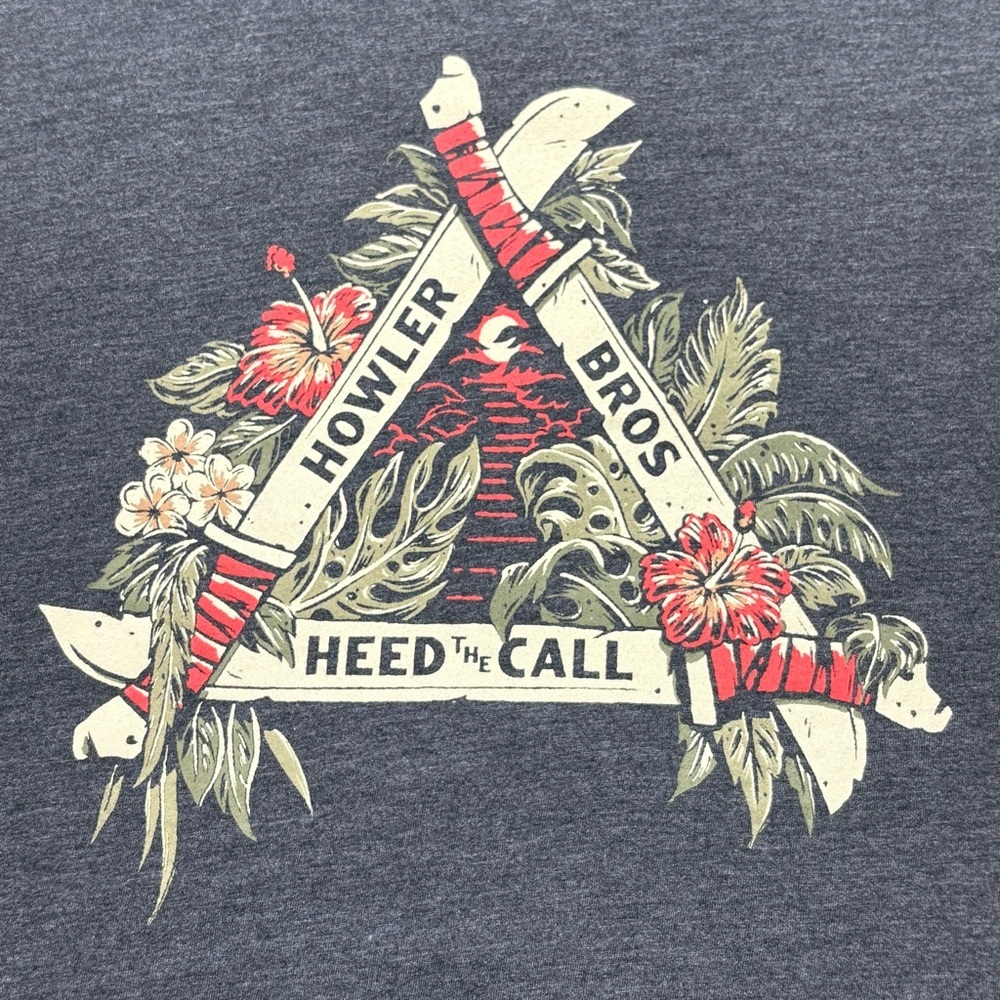 Howler Bros Brothers Machetes Select T-Shirt Size M Heather Gray Graphic Logo - Picture 5 of 10